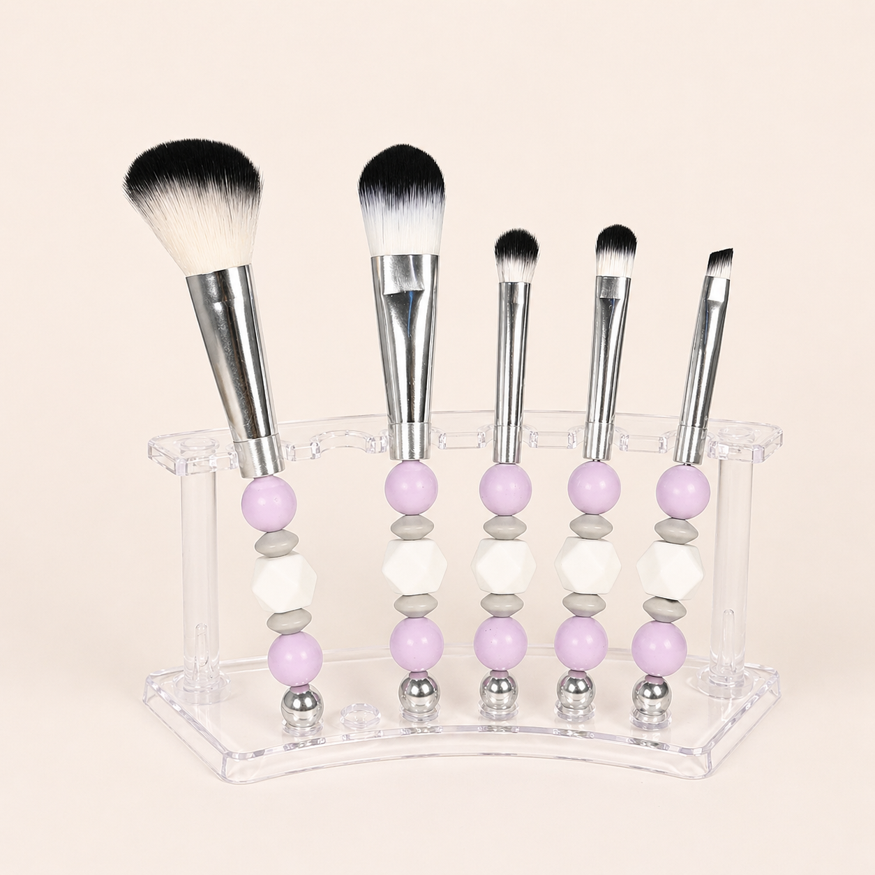 Ensemble de 5 pinceaux de maquillage Lilas