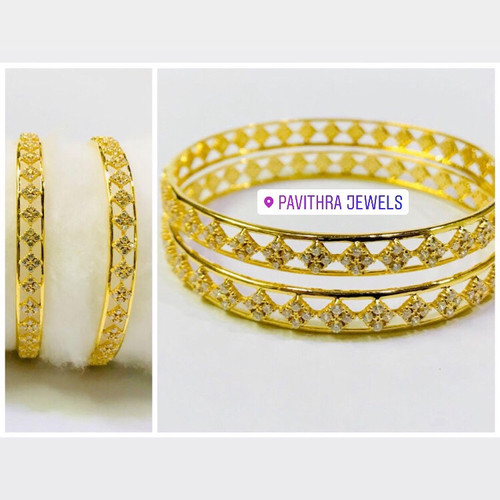 Pure Gold Bangles. Pavithra Jewels