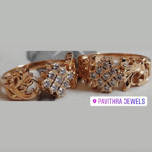 Pure Gold Rings. Pavithra Jewels