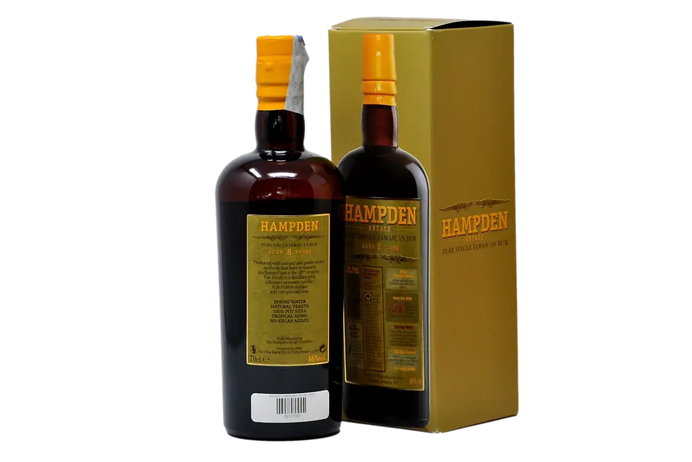 Hampden - Rhum hors d'âge - Pure Single Jamaican Rum - 8 ans - 70cl