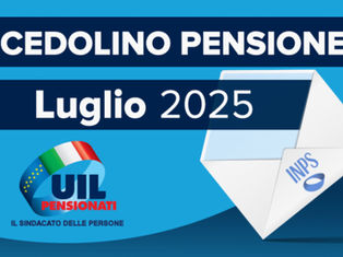Cedolino pensione luglio 2025