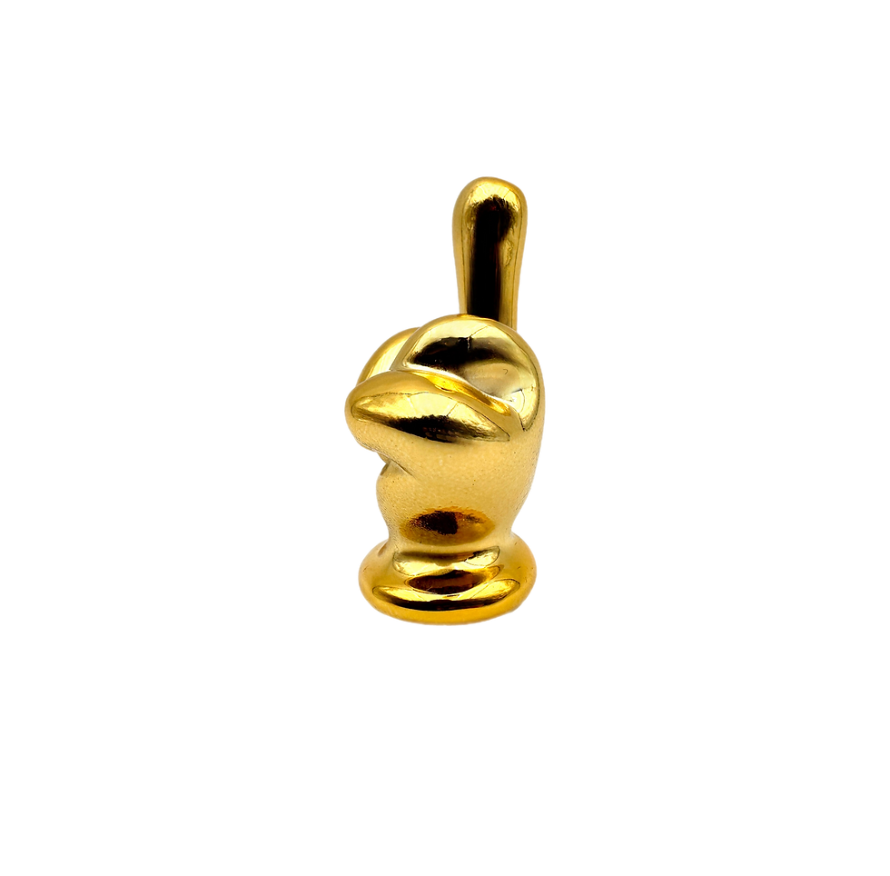 Thumbnail: MINI SWEET FINGER gold - original - 3cm hoch