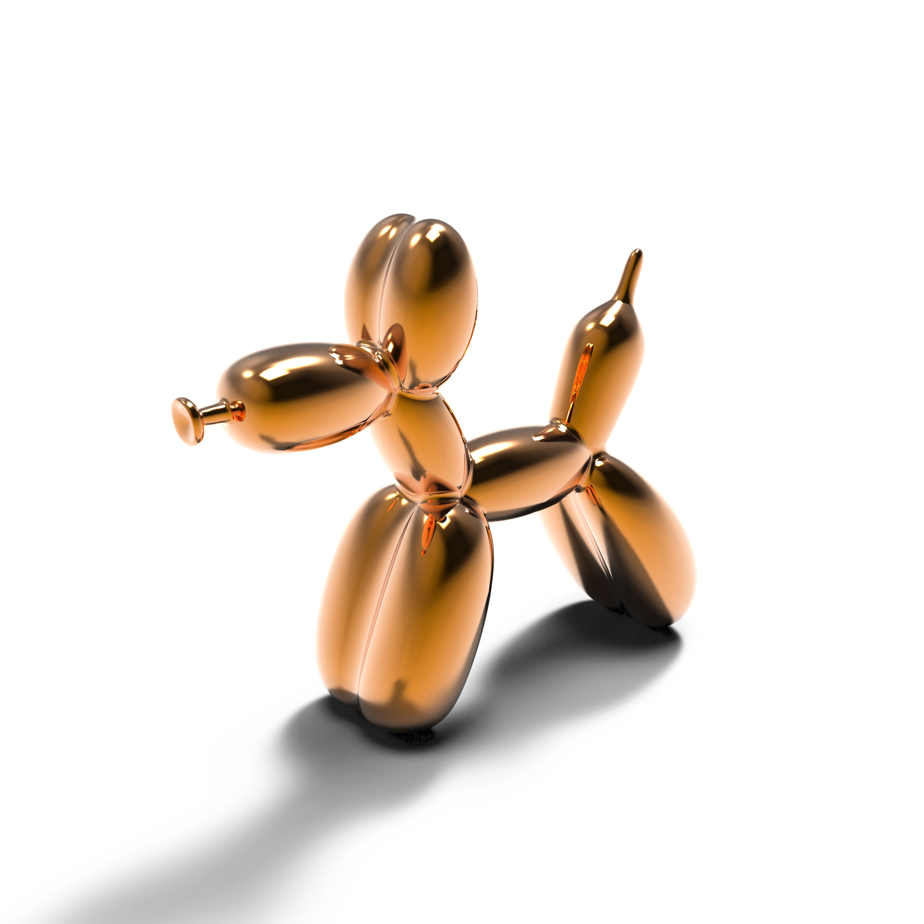 AIR MOGLI - balloondog - medium - orange/bronze