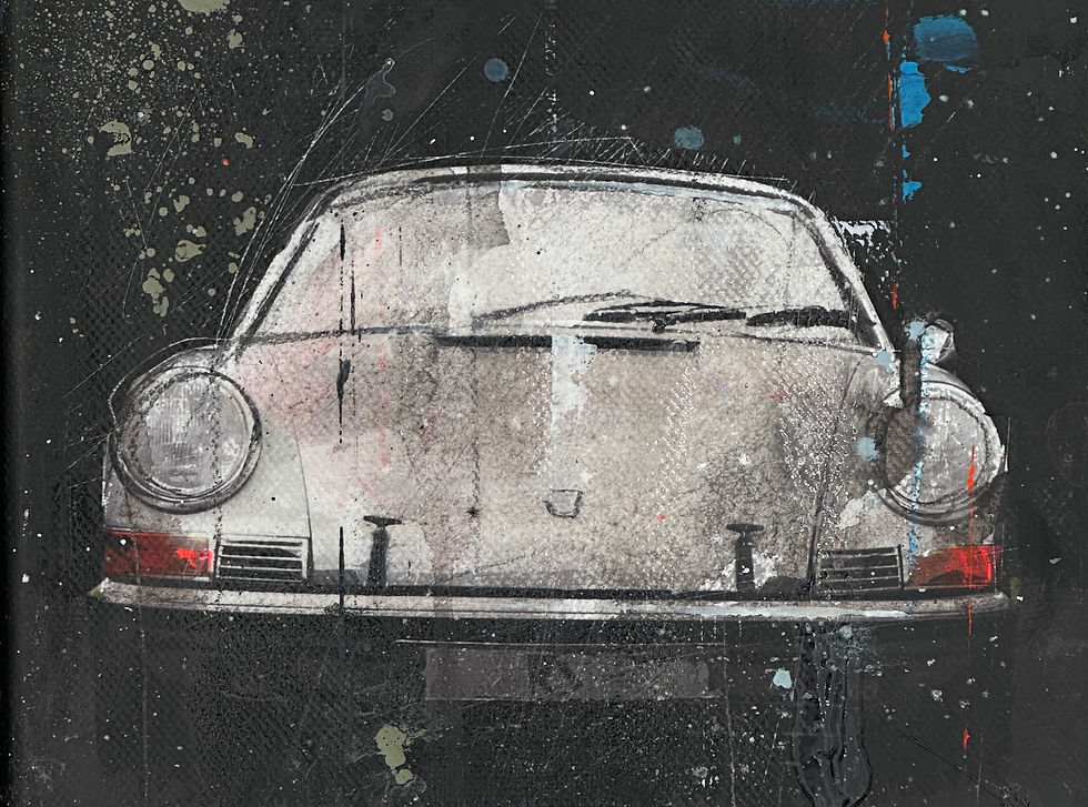 Indexkép: PORSCHE BLACK-SLIVER - Racing  Legend - original  - by M. Haub - small