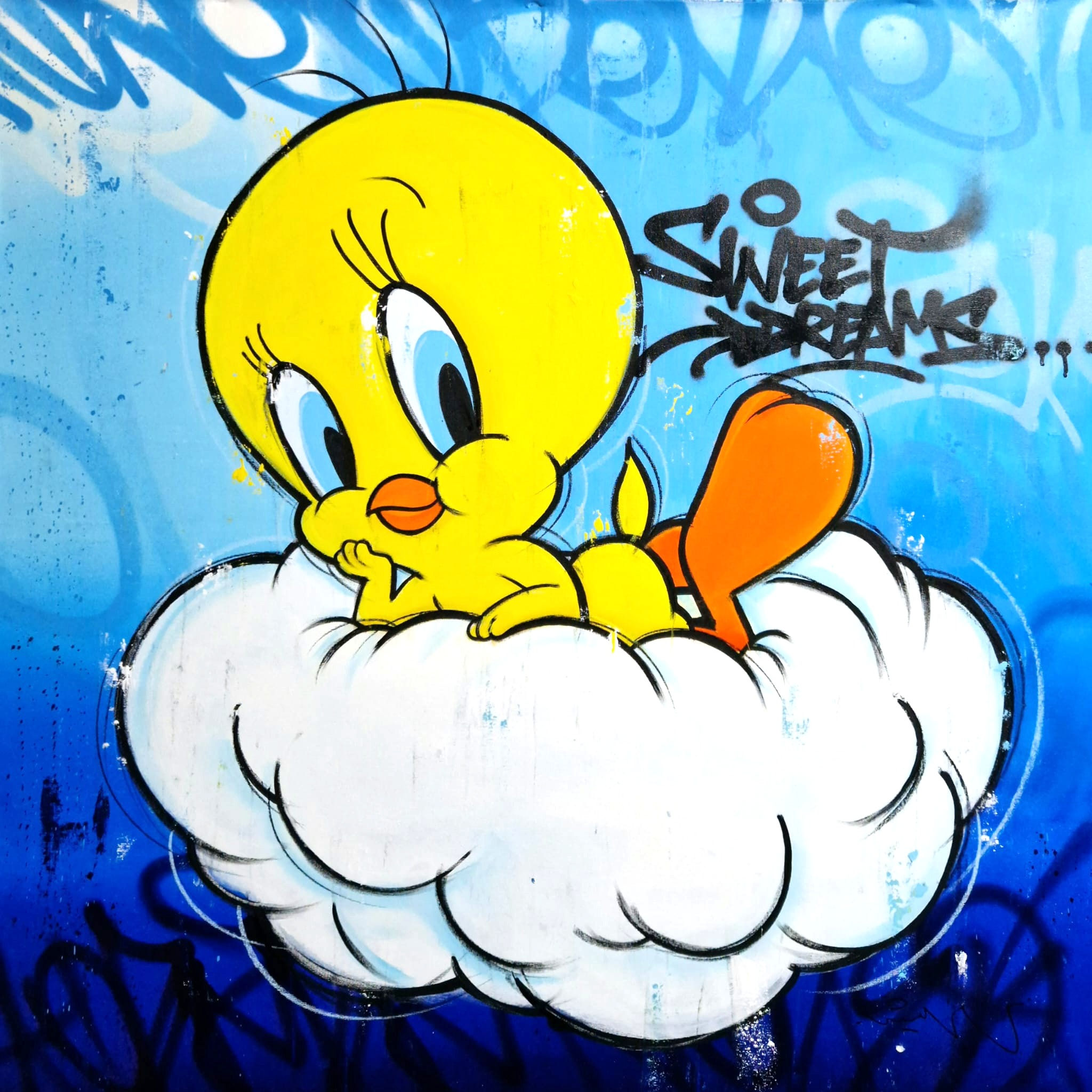TWEETY sweet dreams - Mr. Oreke - original / unikat