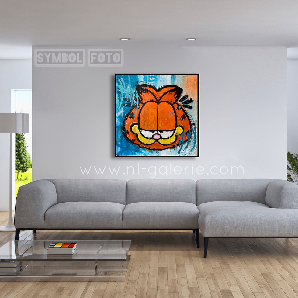 Miniatúra: GARFIELD "RELAXED" - Mr. Oreke - unikat / original