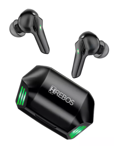 Fone Bluetooth Gamer Earbud Nexus I Hrebos Hs-409 Cor Preto