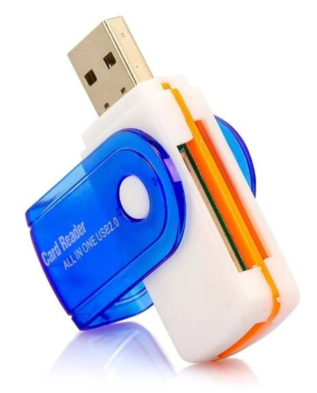 Miniatura: Leitor Usb Gravador Adaptador Cartão Memória Sd Micro Sd