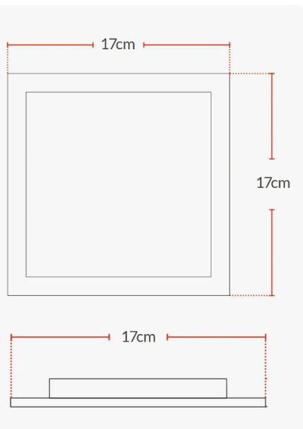 Miniatura: Painel Led Quadrado Embutir 170x170MM 12W 6500K Bivolt - Avant