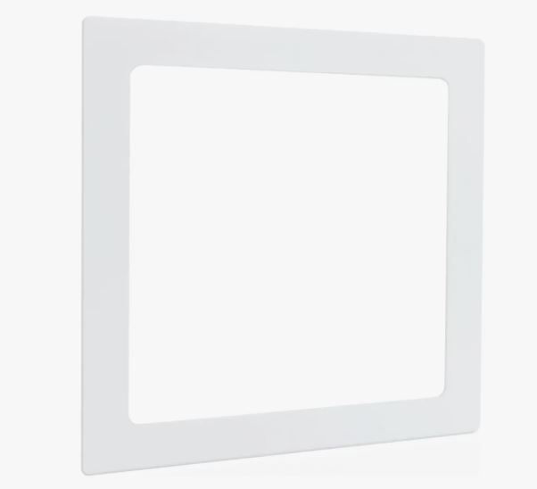Kit 2 Led Painel 18w Quadrado Embutir Slim Luz Branco