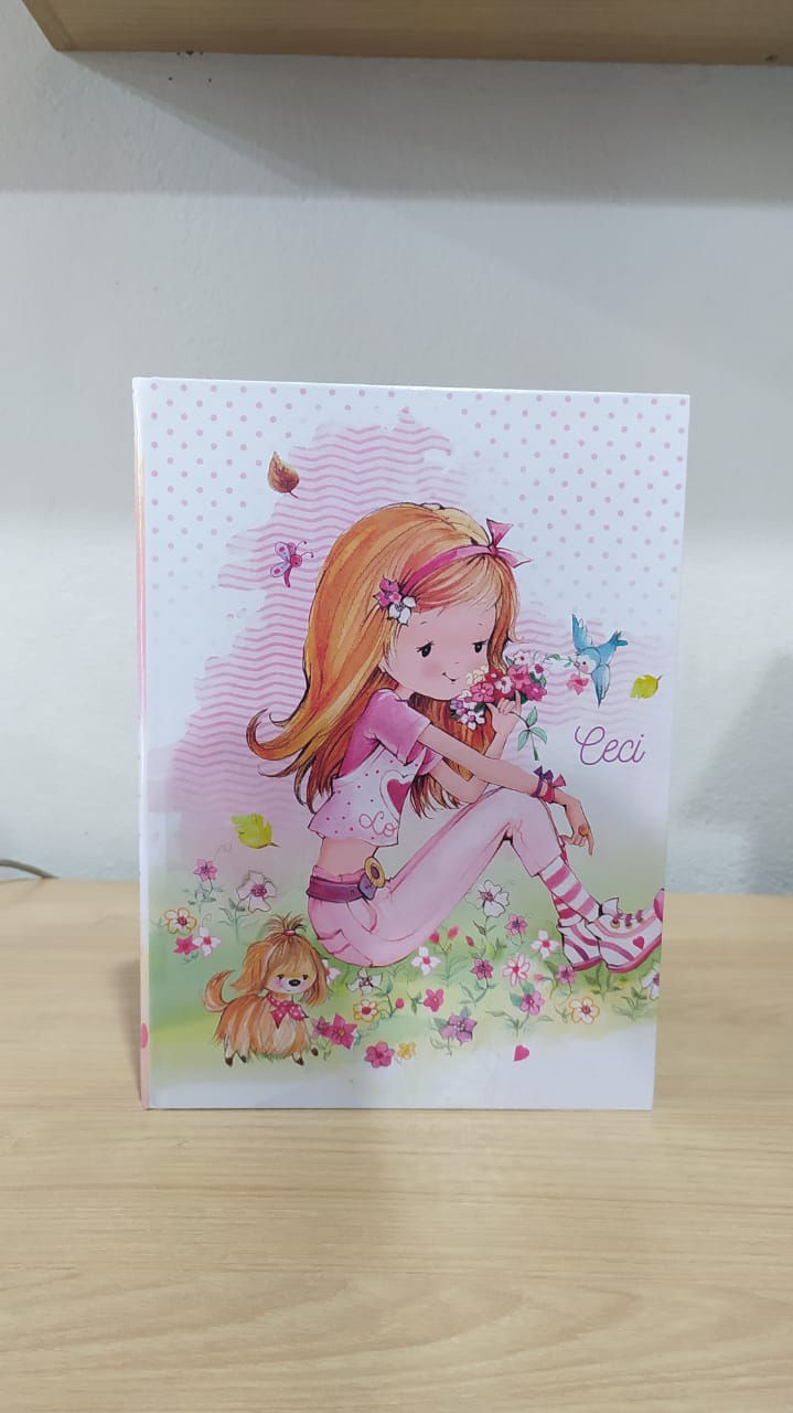 CADERNO BROCHURA CAPA DURA 96 FOLHAS CECI MAXIMA