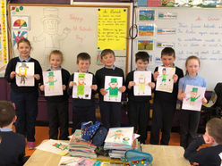 Happy St.Patrick's Day from First and Second Class.
