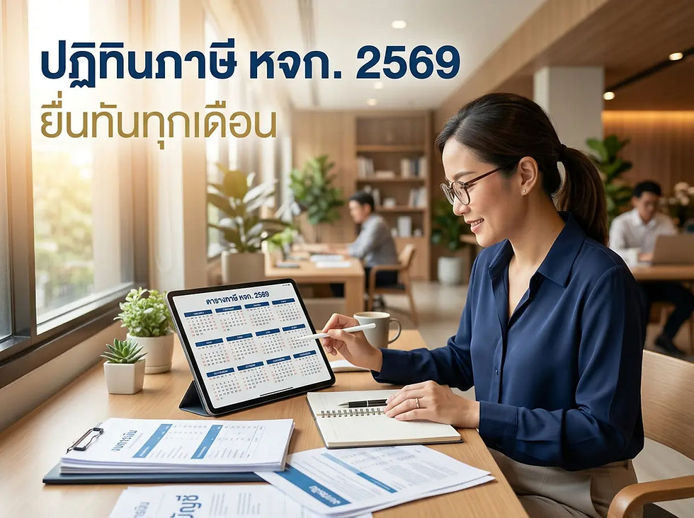 จด หจก. แล้วต้องทำบัญชีอย่างไร ยื่นงบเดือนไหนให้ไม่โดนค่าปรับ