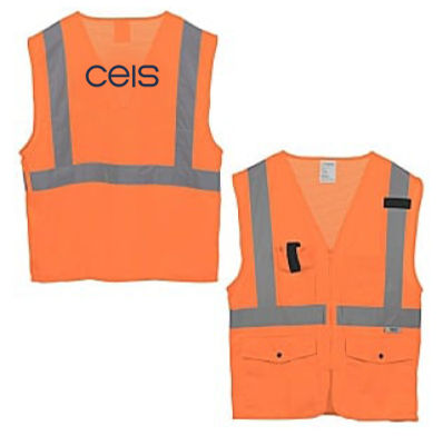 CEIS SAFETY VEST ORANGE