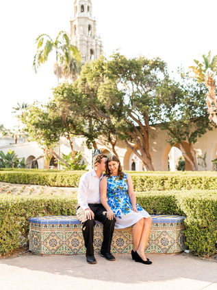 Balboa Park Couples Session