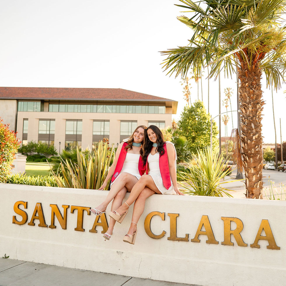 Santa Clara University Senior Session | Kate & Maddy