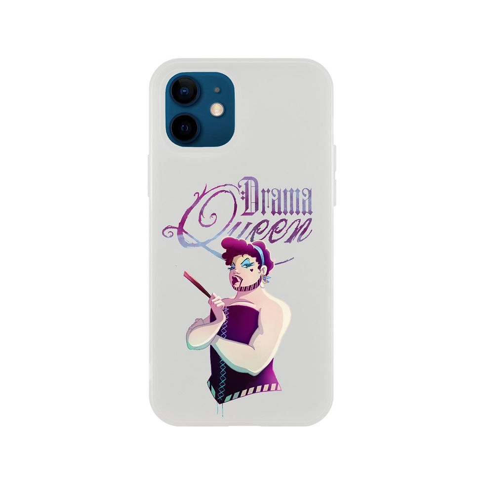 Miniature : Coque Flexi iphone - Drama Queen