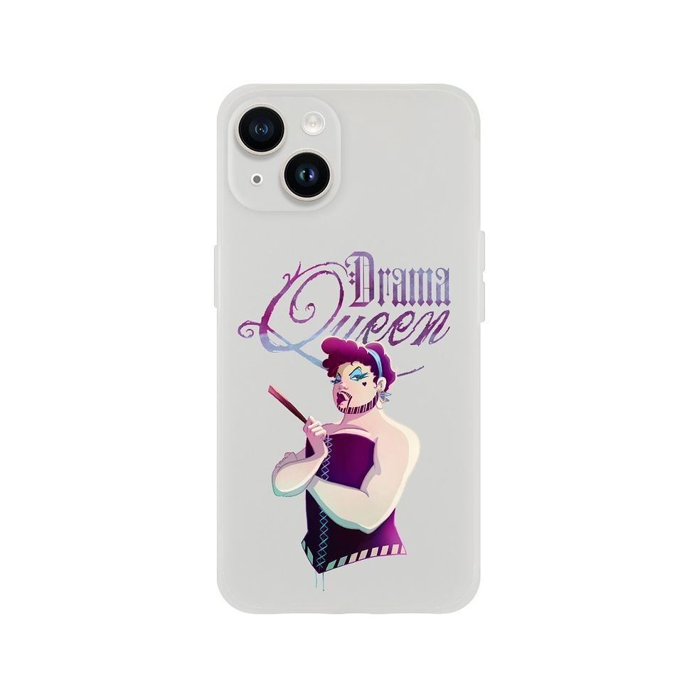 Miniature : Coque Flexi iphone - Drama Queen