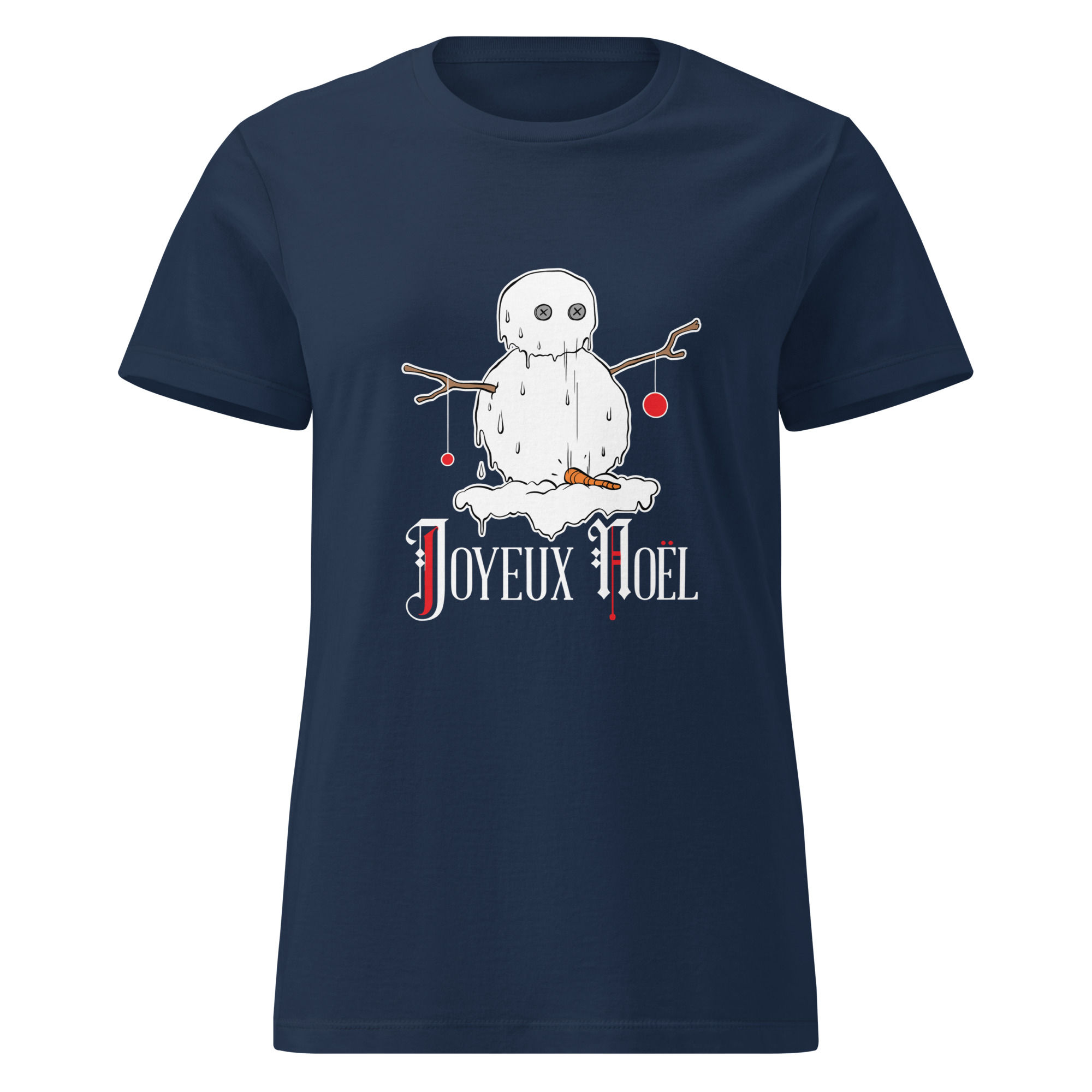 T-shirt semi ajusté femme - Joyeux Noël