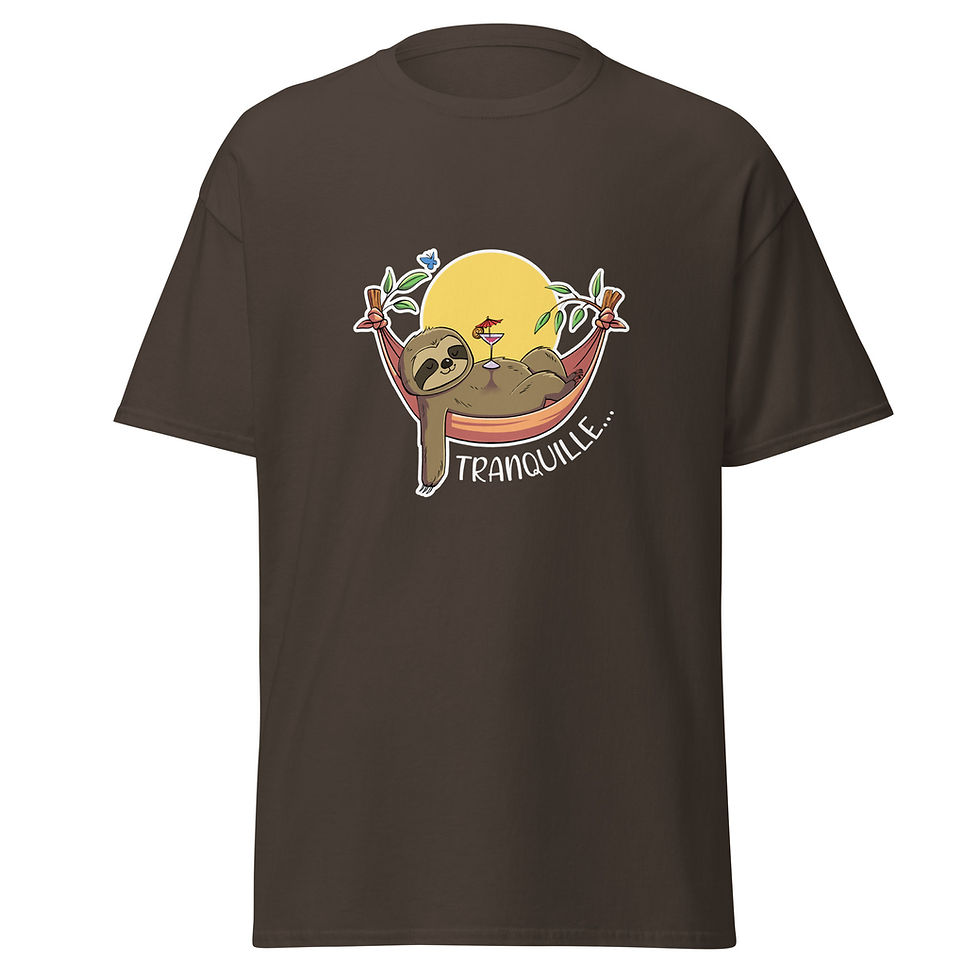 Miniature : T-shirt unisexe - Tranquille...