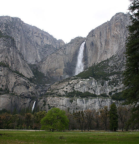 Distant Waterfall