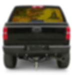 Thumbnail: Rear Window Decals for Trucks,Pickup American Flag & Don't treat me