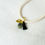 Miniature : PREHNITE x TOURMALINE NOIRE