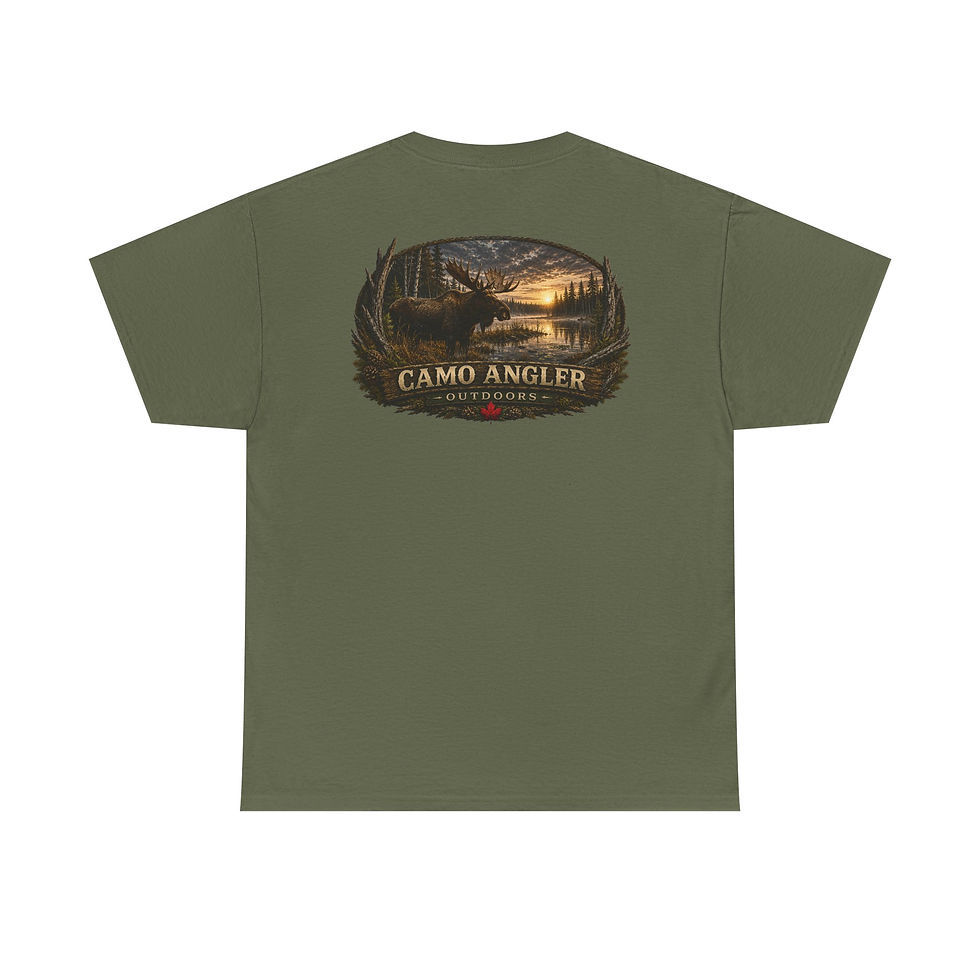 Thumbnail: Camo Angler - Wild Woods & Waters Art Collection - Moose