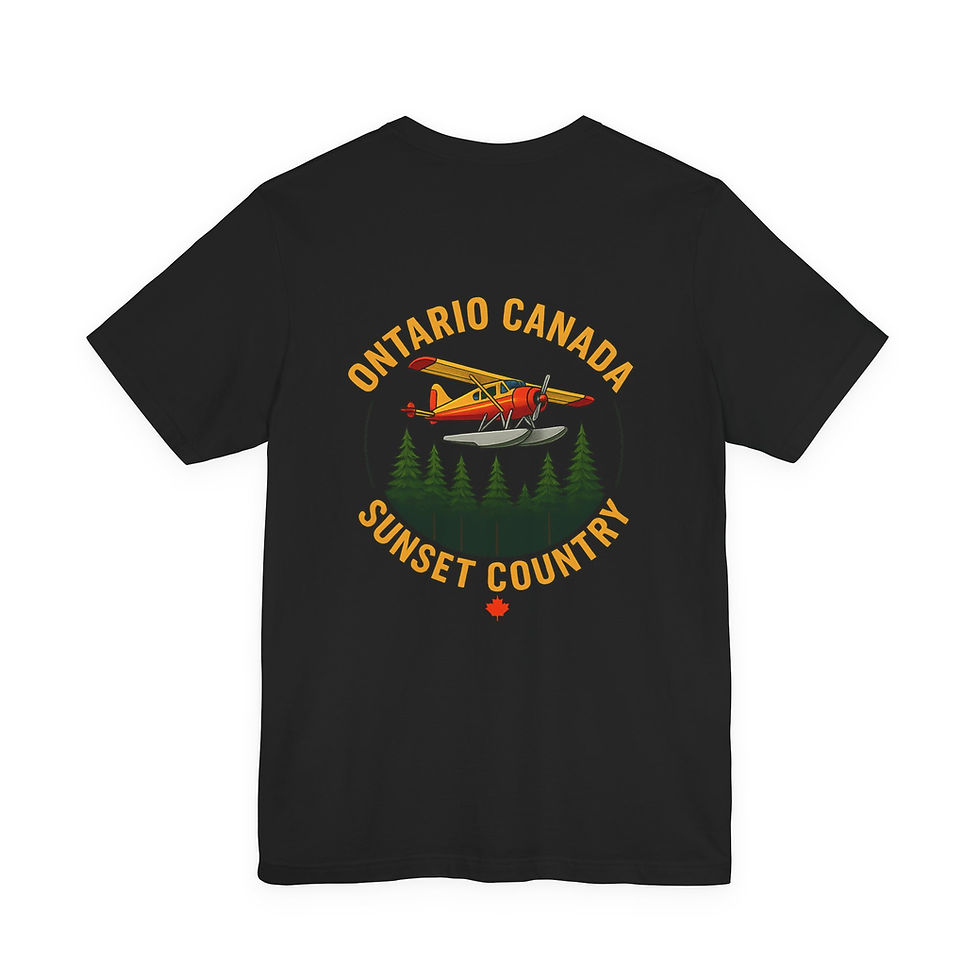 Thumbnail: Ontario Sunset Country Tee Celebrate that Fly In Fishing Trip to Canada
