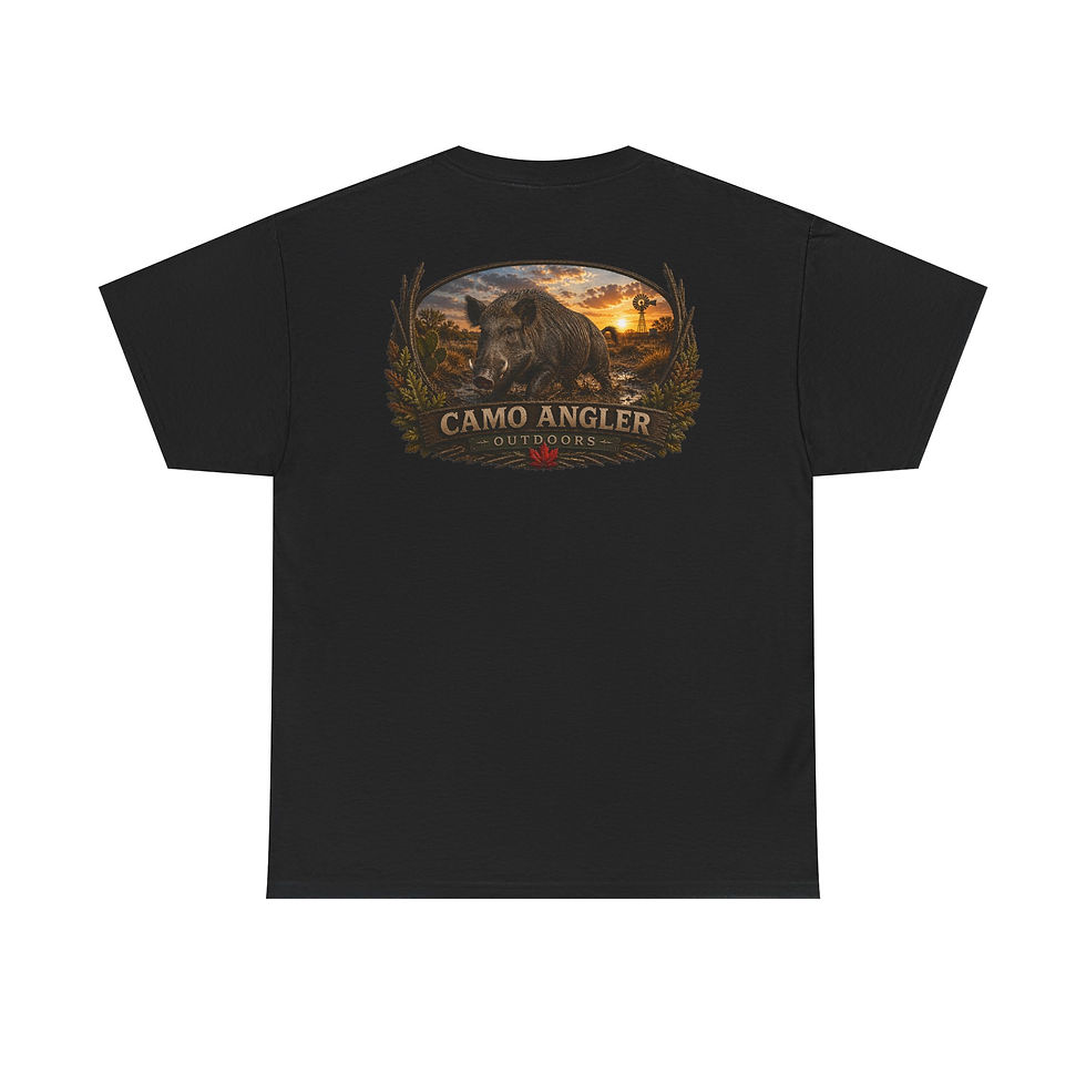 Thumbnail: Camo Angler - Wild Woods & Waters Art Collection - Wild Hog