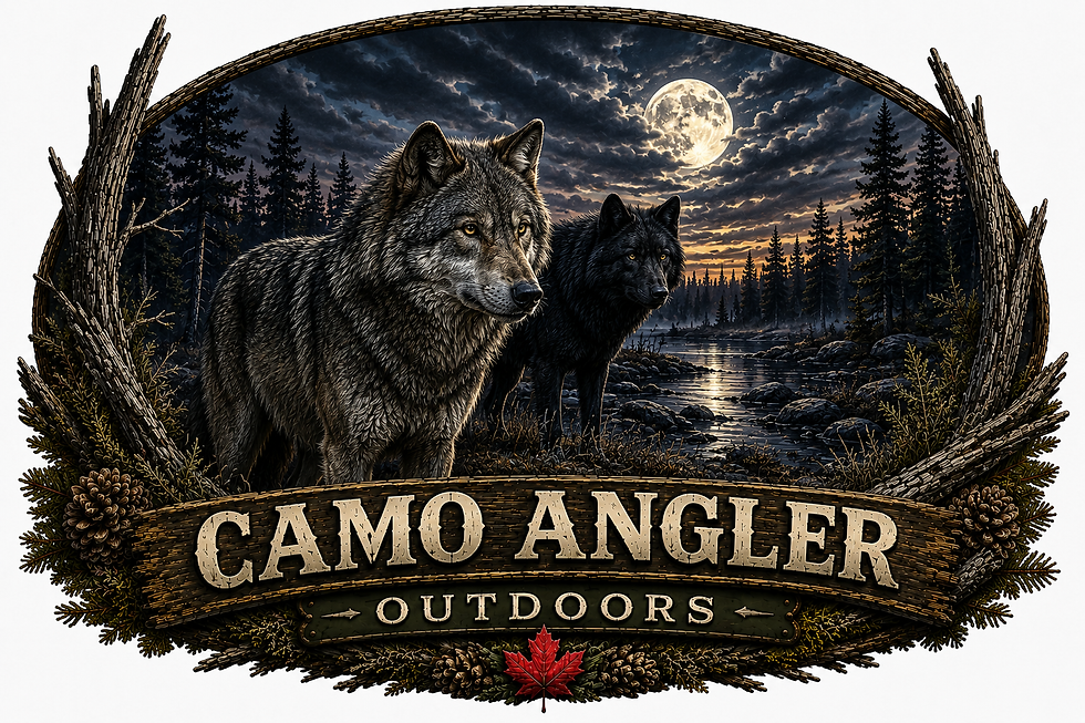 Thumbnail: Camo Angler - Wild Woods & Waters Art Collection - Wolf
