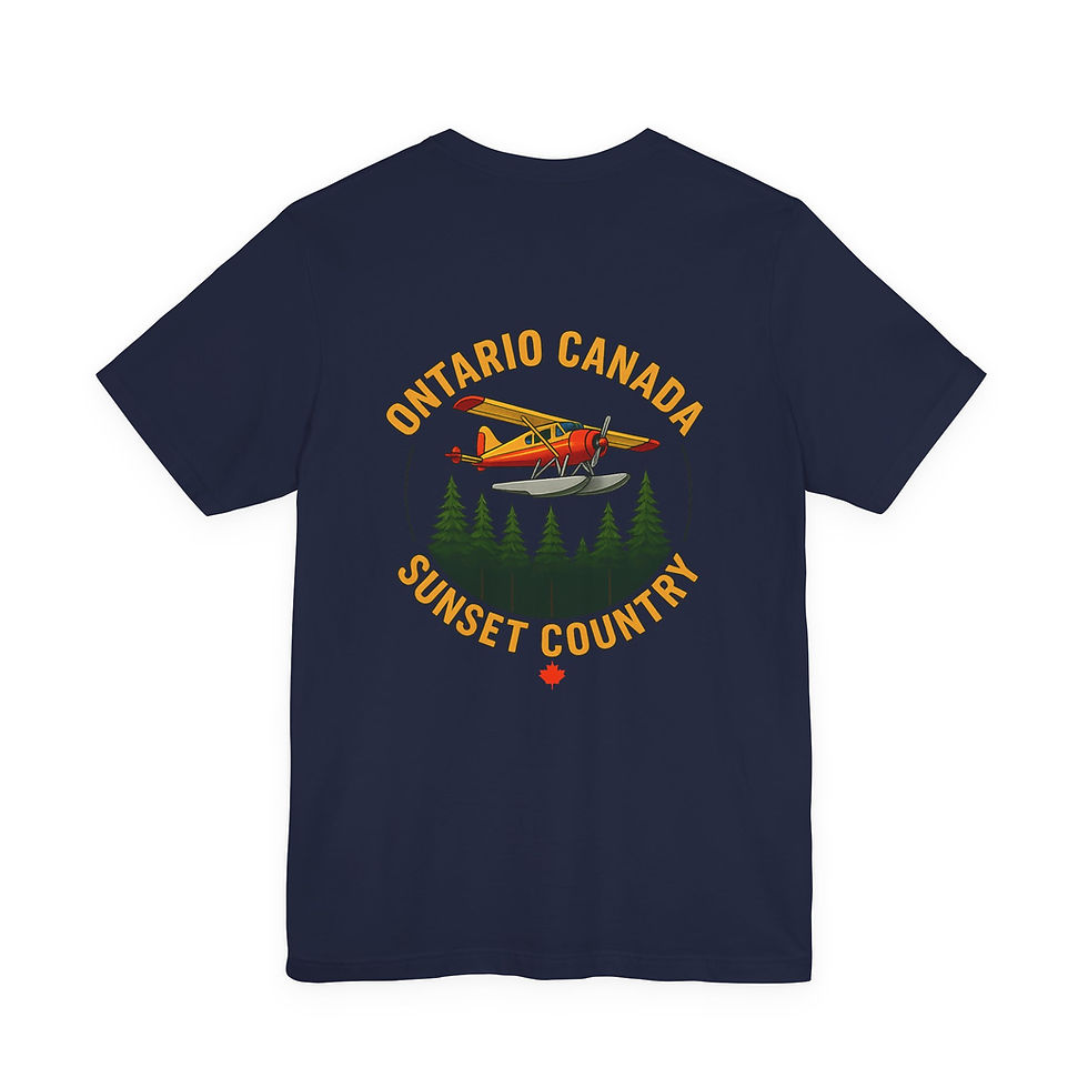 Thumbnail: Ontario Sunset Country Tee Celebrate that Fly In Fishing Trip to Canada