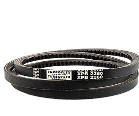 Raw Edge Cogged Belt