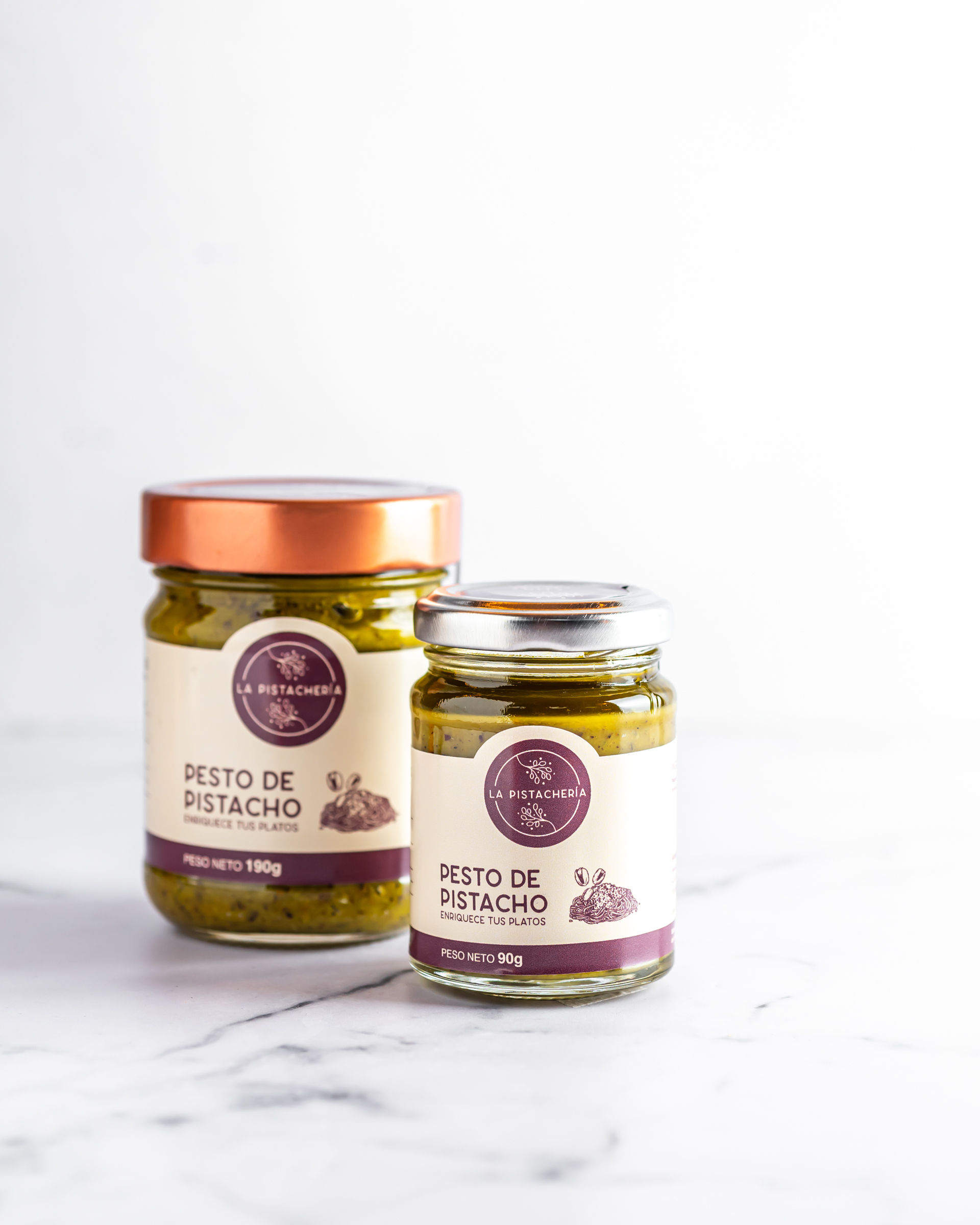 Tarro de pesto de pistacho artesanal de La Pistachería Madrid