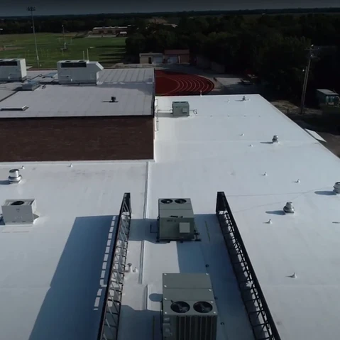 Burden High School Roof by Stanfield Roofing