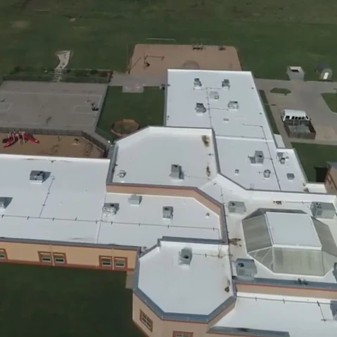 Burden Grade School Roof by Stanfield Roofing