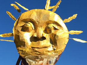 Carrying the Sun Puppet with the Sunrise Youth Movement