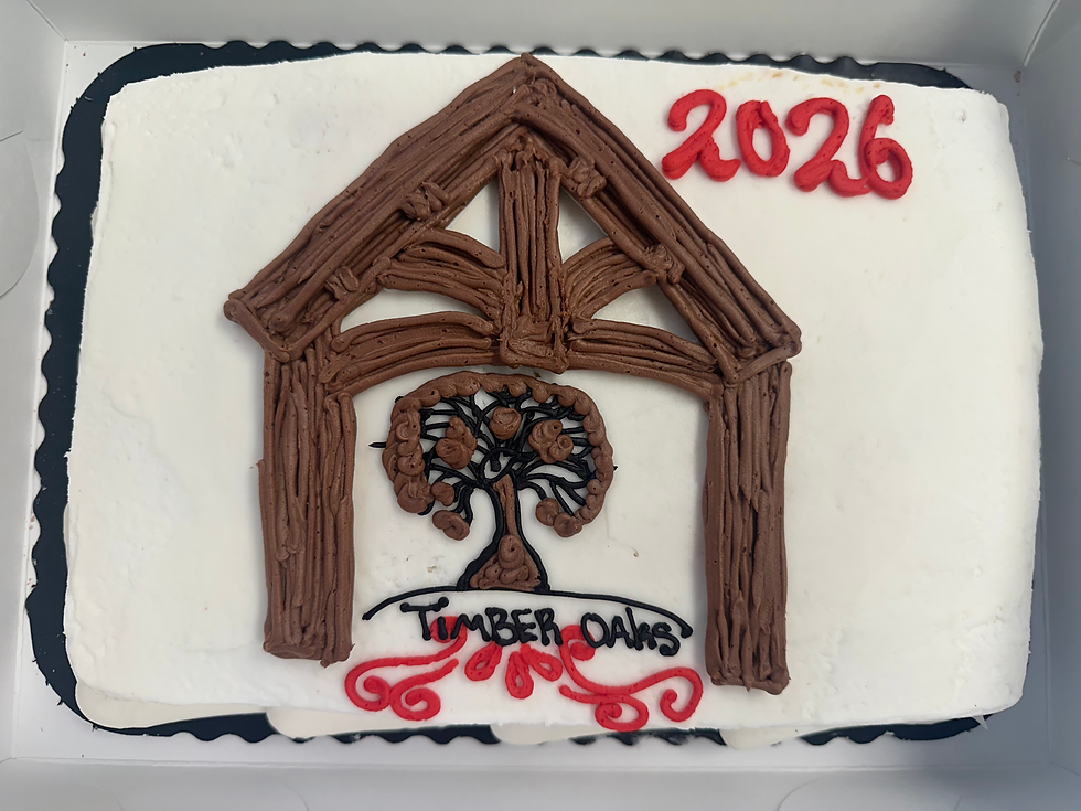Here's the professionally done cake that survived. Unfortunately it wasn't ready for Tony, but he'll get a picture of it! It's the thought that counts, right?