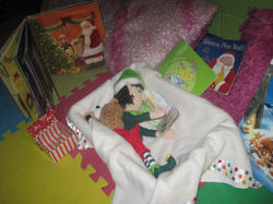 Endormi au coin lecture