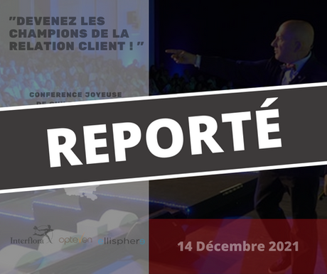 Evènement reporté !