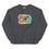 Thumbnail: Unisex Crew Neck Sweatshirt -Vintage Camera Polaroid Colors