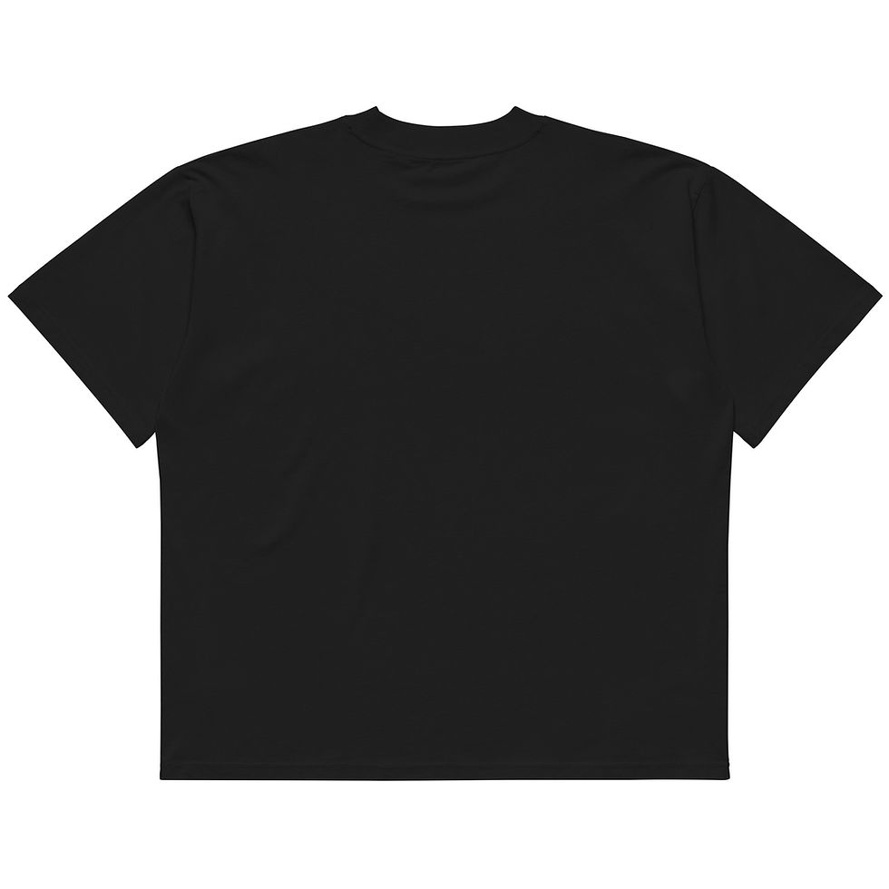 縮圖：Game Day Unisex organic oversized high neck t-shirt 