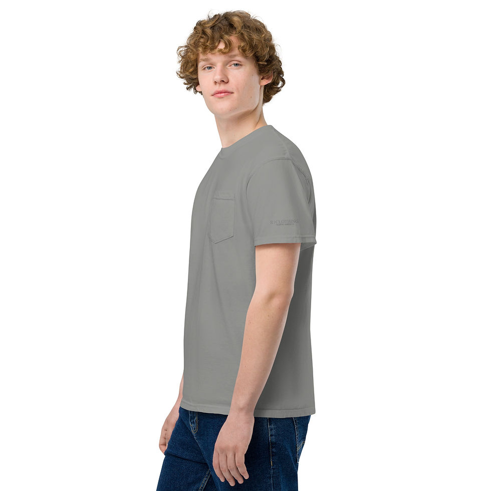 Miniature : Unisex garment-dyed pocket t-shirt