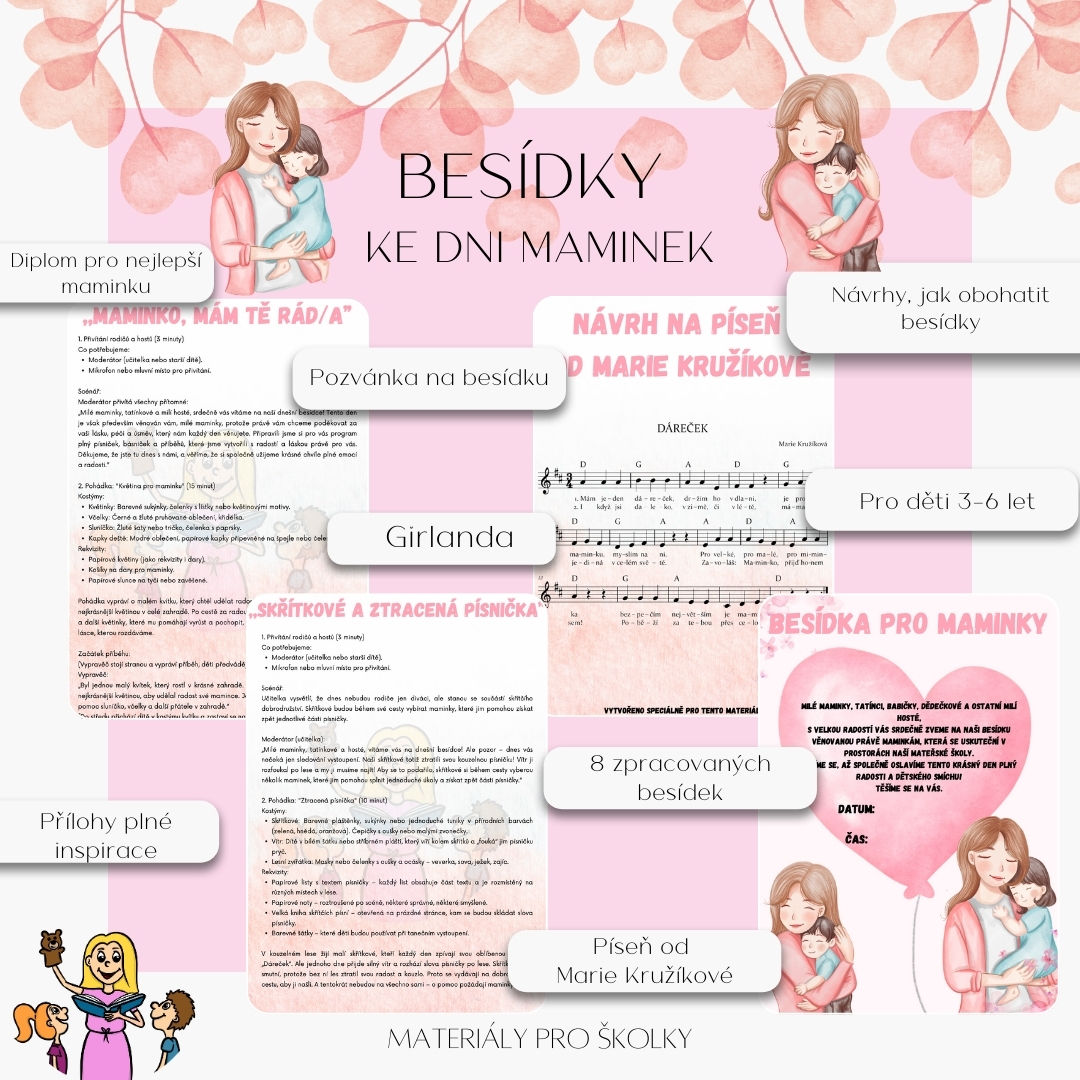 Besídky ke dni maminek