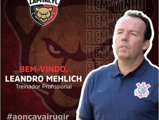 CAPITAL FC SERÁ TREINADO POR LEANDRO MEHLICH NO TOCANTINENSE DA 1ª DIVISÃO 2021