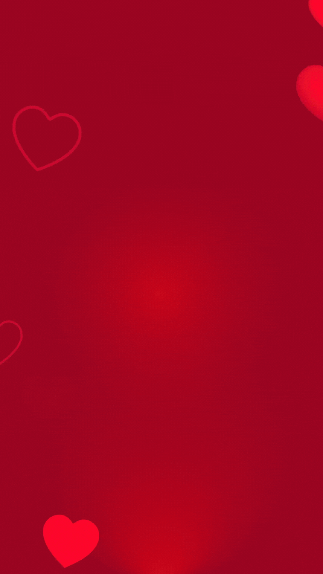 Rosso Moderno San Valentino Video per dispositivi mobili.gif