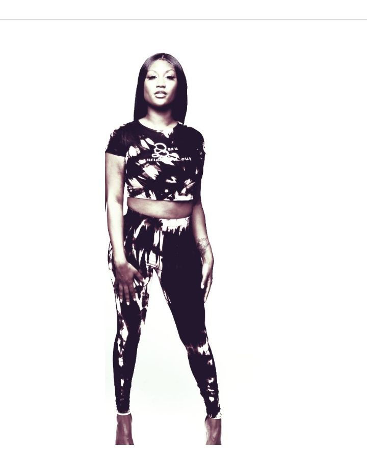 Thumbnail: Black Tye Dye Crop Set