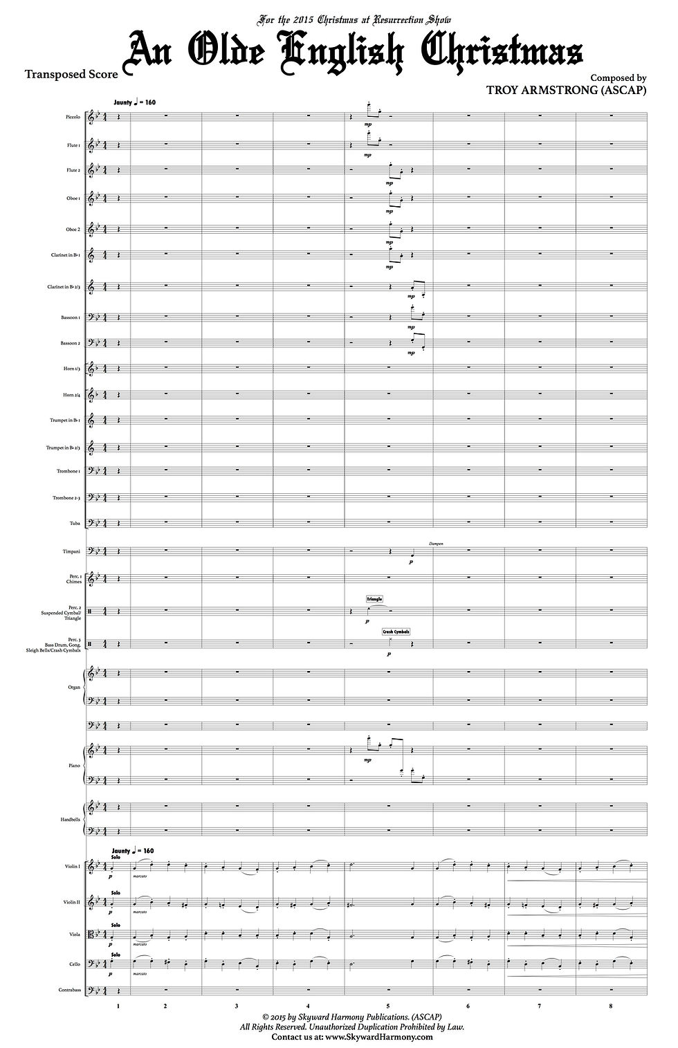 Thumbnail: An Olde English Christmas - for Orchestra