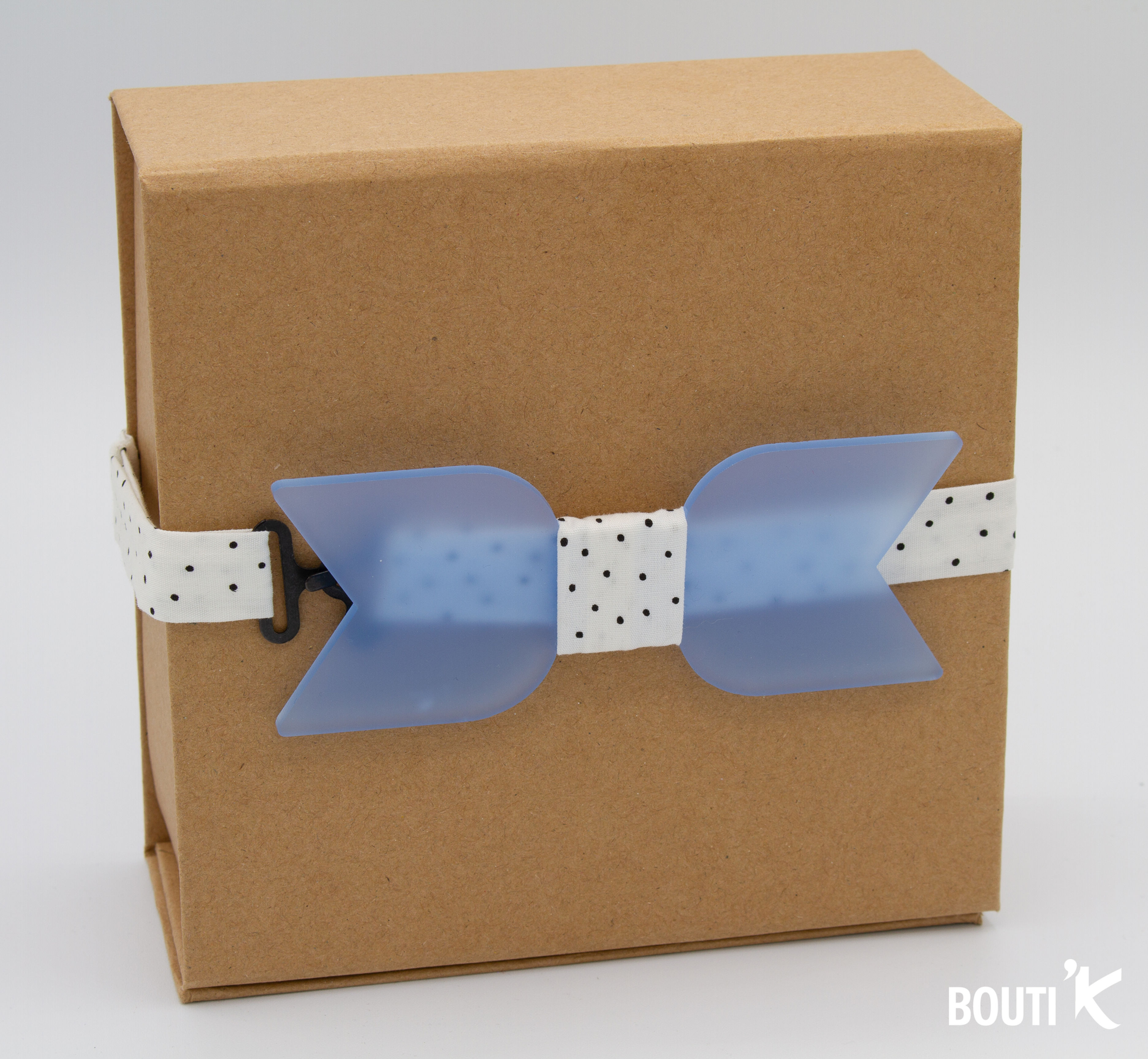 Noeud papillon adulte bleu clair