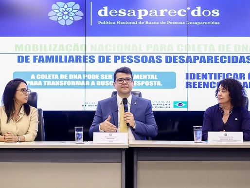 Mobilização nacional coleta DNA de familiares de pessoas desaparecidas